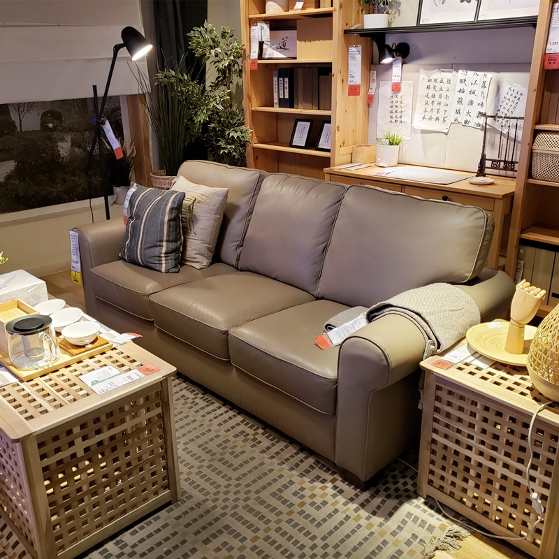 真皮宜家沙发