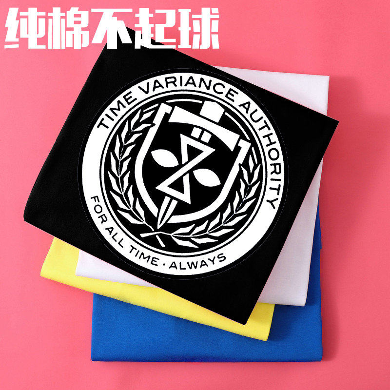 tva时间管理局洛基loki美剧周边印花短袖2021夏季潮牌男女纯棉t