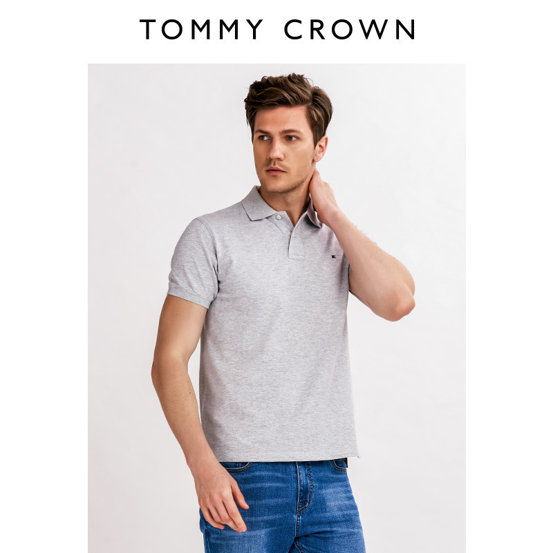 TOMMY CROWN夏季新款时尚休闲短袖T恤套头舒适POLO衫 A80302916|ruв категории Мужская одежда, футболка - от Buy2taobao.com для оказания профессиональной услуги покупки агента Taobao