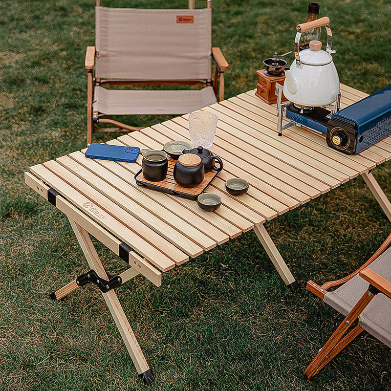 bavay户外露营桌子移动折叠野餐桌椅营地蛋卷桌便携装备用品大全