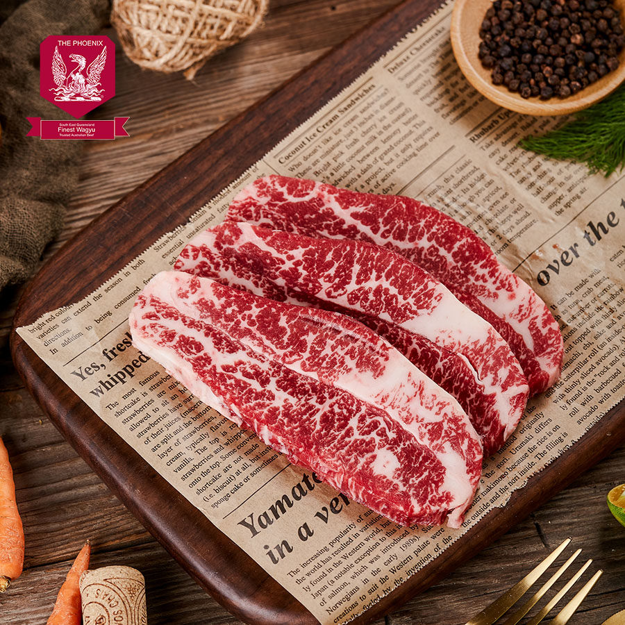 迪立希 澳洲进口 新鲜和牛 原切冷冻m6-7 牛小排 200g