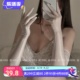 姬Gill：薄五指丝滑极光黑丝丝袜手套无缝防勾丝婚纱油光油亮手套