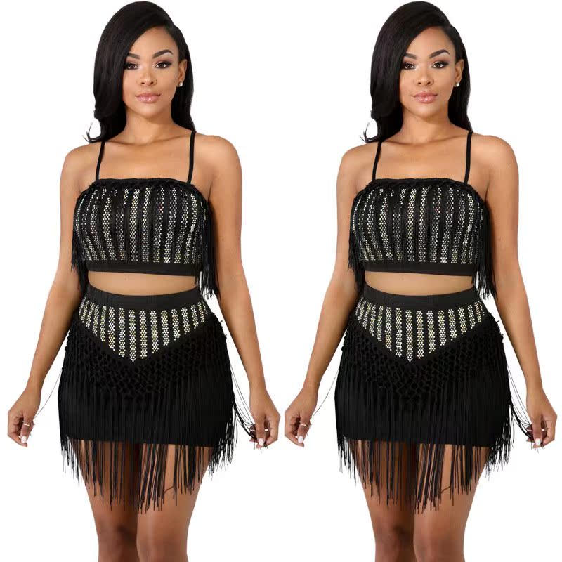 New women's dress hot diamond fringe wrap skirt buttock裙子在类目 女装/女士精品, 大码女装中 - 来自Buy2taobao.com提供专业的淘宝代购服务