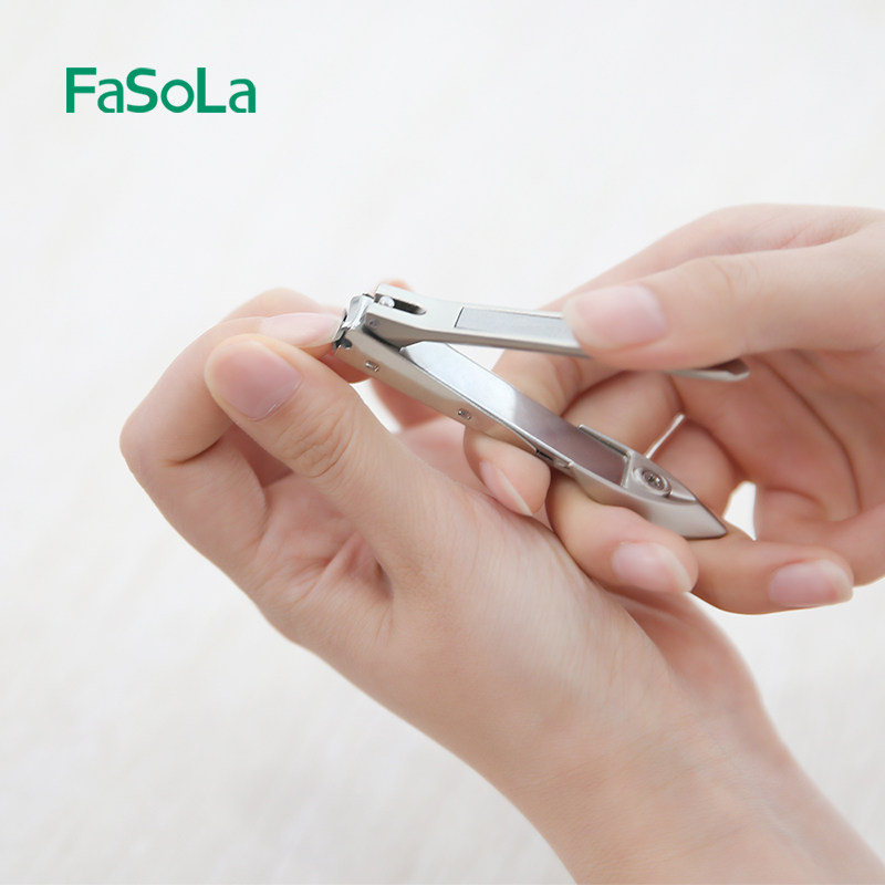 日本指甲刀钳折叠便携式单个装大号指甲剪家用个人修指甲美甲工具