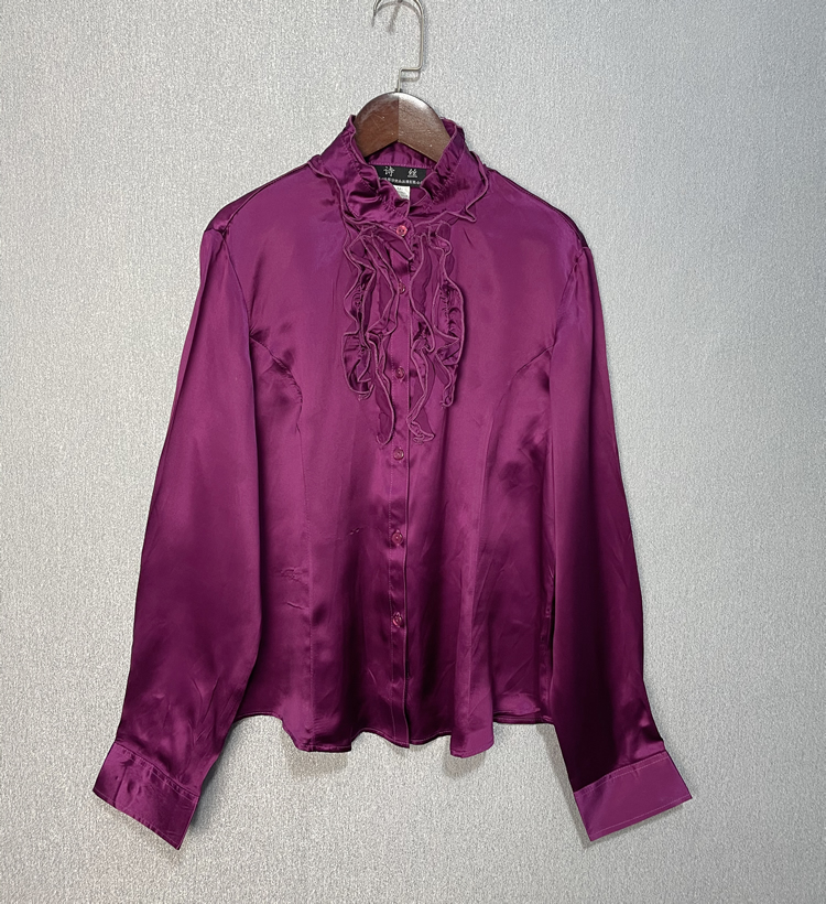 丝绸衬衫女长袖真丝