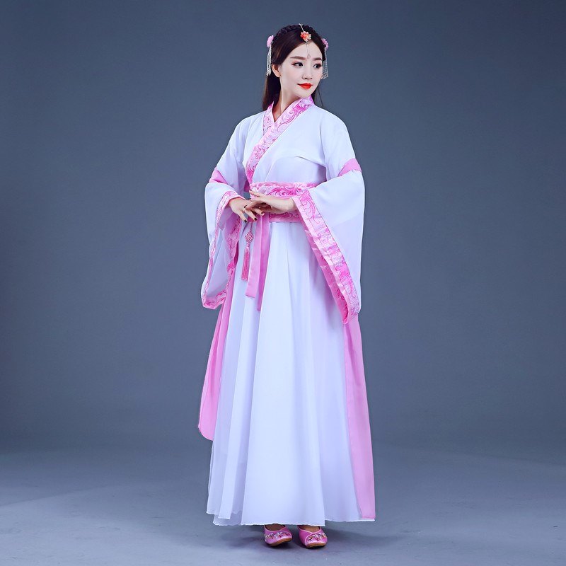 简单成人舞蹈服汉服女 中国风装扮学生裙初夏初中生复古式2019在类目 女装/女士精品, 唐装/民族服装/舞台服装, 民族服装/舞台装中 - 来自Buy2taobao.com提供专业的淘宝代购服务