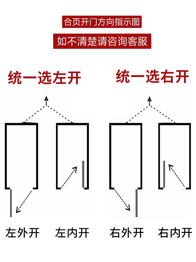 公共卫间门森莱五金合厕所隔断五金配件生不锈钢折升降自闭门叠平