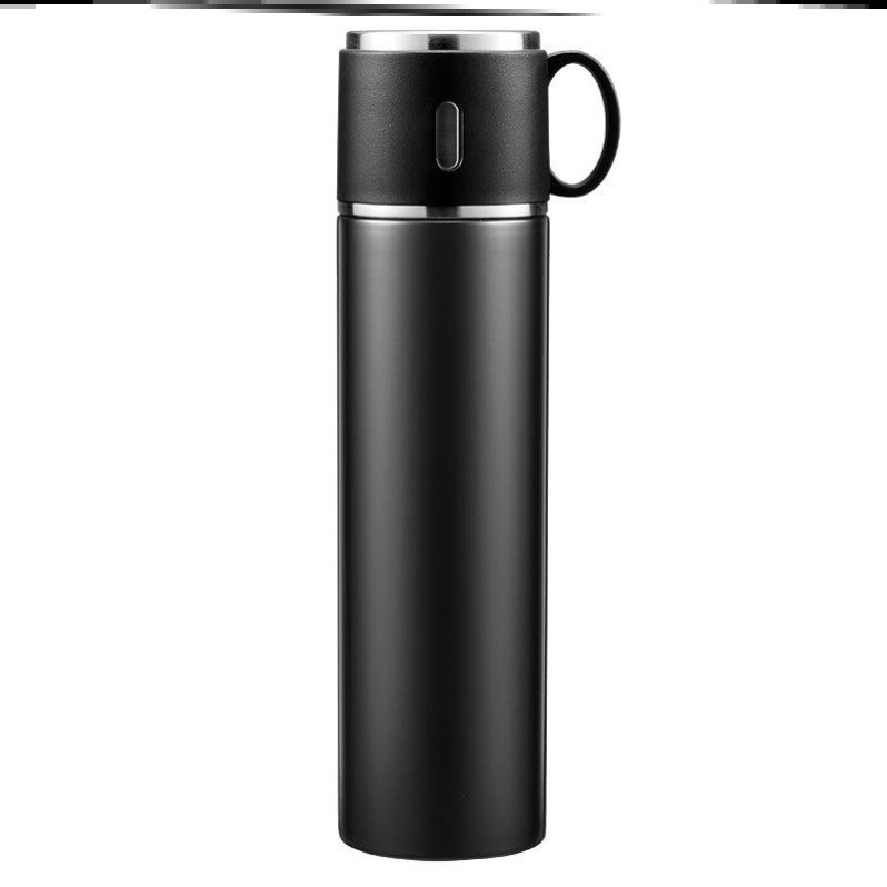 保温杯带杯盖两用316不锈钢男水杯女智能测温便携潮流手提杯子