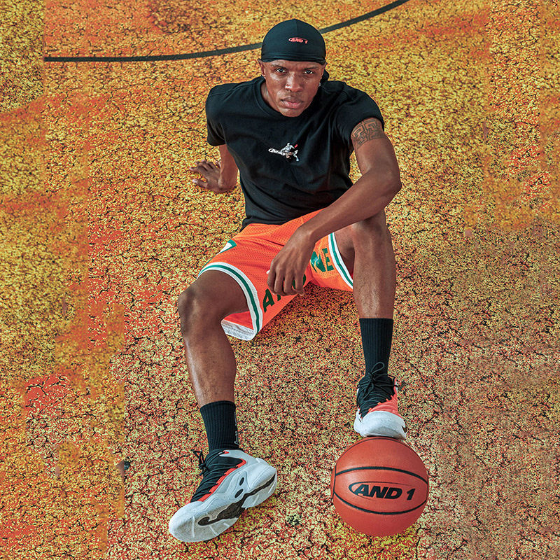 and1 男短t 垃圾话系列街头篮球运动短袖t恤运动休闲