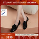 Stuart Weitzman/SW ATABOW 春夏圆头学院风乐福鞋单鞋女制服鞋