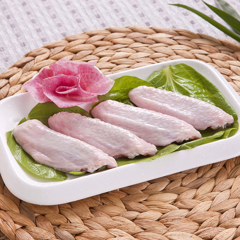 鸭脖子新鲜冷冻_华英生鲜精切鸭翅中新鲜冷冻生鸭头鸭翅膀鸭货生鲜