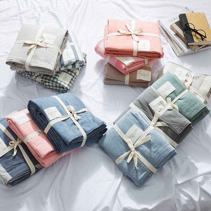 水洗棉大被套單件220x240cm全棉雙人加大被罩2.2x2.4女200純棉230在類目 牀上用品, 被套中 - 來自Buy2taobao.com提供專業的淘寶代購服務