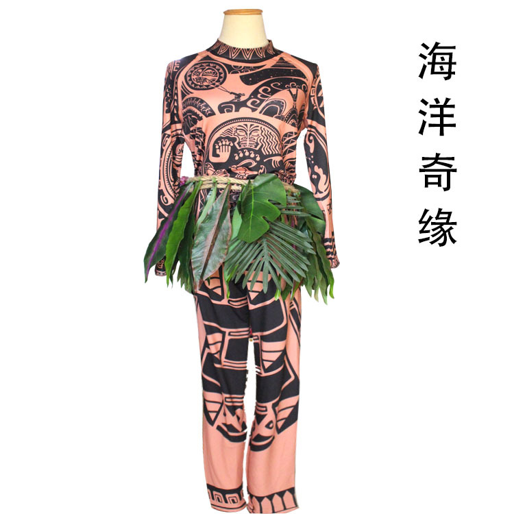 外贸海洋奇缘毛伊莫阿娜cosplay毛伊万圣节动漫套装在类目 女装/女士精品, 唐装/民族服装/舞台服装, 民族服装/舞台装中 - 来自Buy2taobao.com提供专业的淘宝代购服务