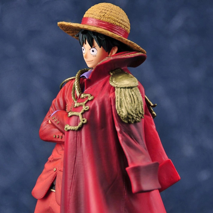 海贼王20周年_海贼王20周年披风红衣路飞手办公仔模型动漫画周边男生