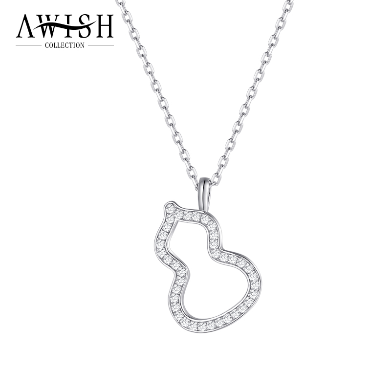 AWISH葫芦项链S925银项链吊坠