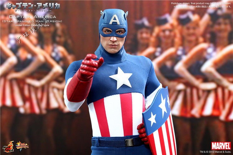 全新现货 hottoys ht mms205 1/6 美国队长 戏服版 史蒂夫罗杰斯