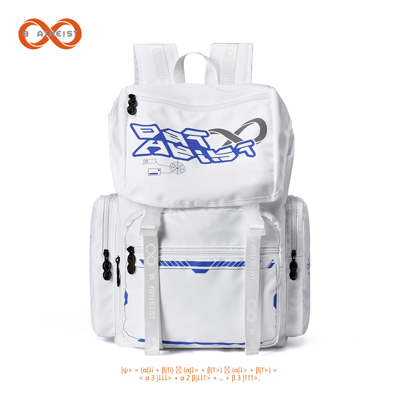 8atheist新款双肩包大学生校园通勤背包大容量电脑包书包旅行背包