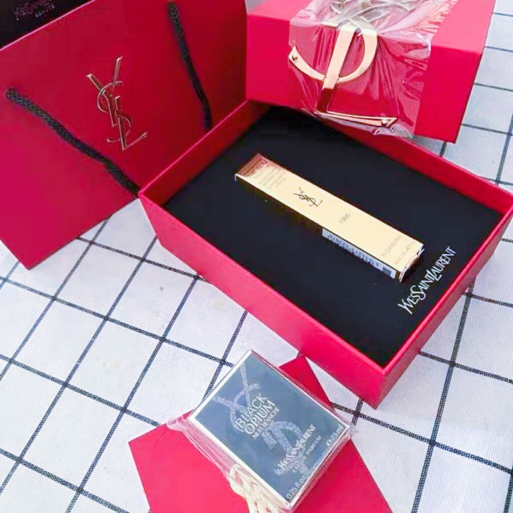 正品1966口红礼盒显白大牌圣罗兰ysl金条杨树林小金口红包装