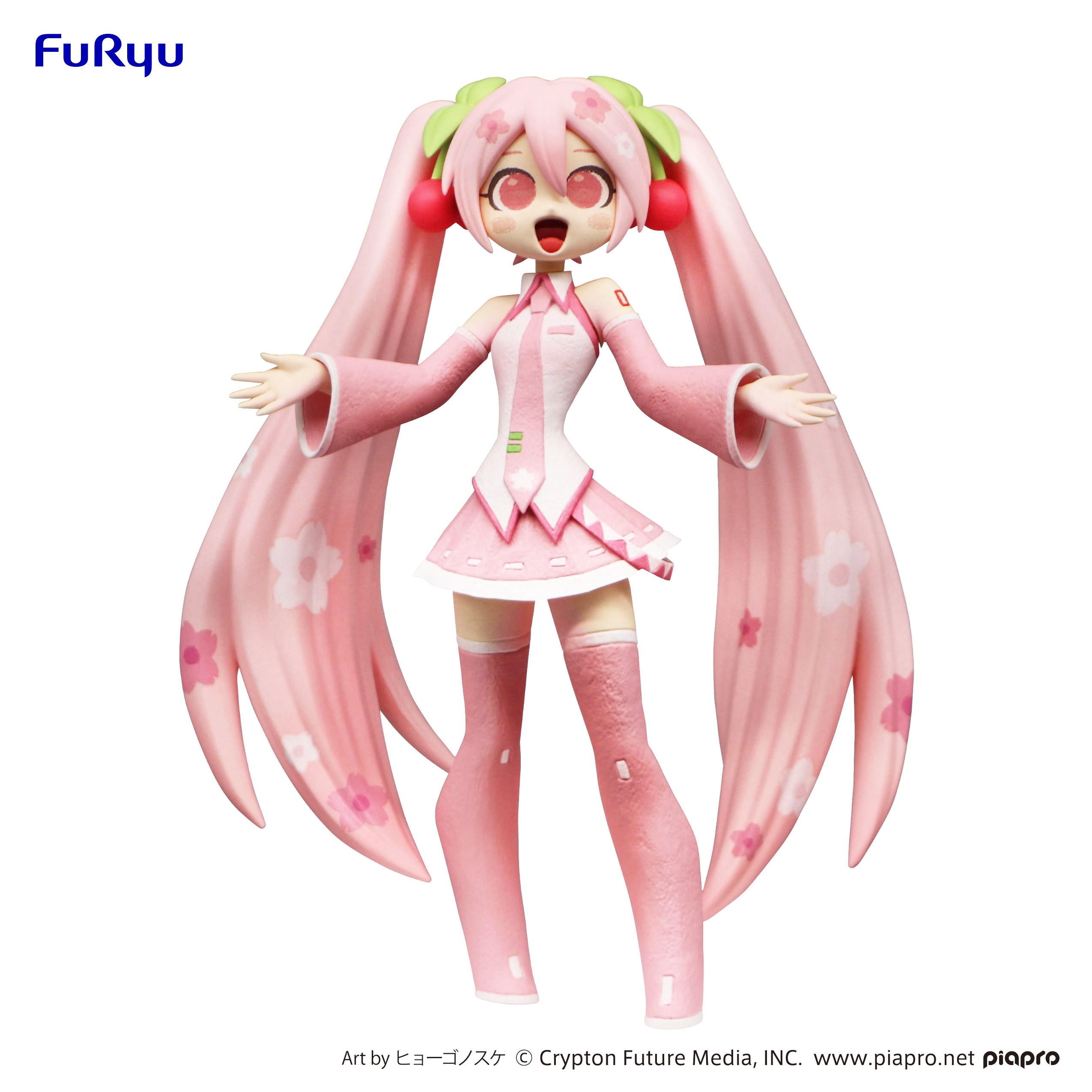 【喵次元】furyu 卡通y 初音未来 樱花未来 miku v家 景品 手办