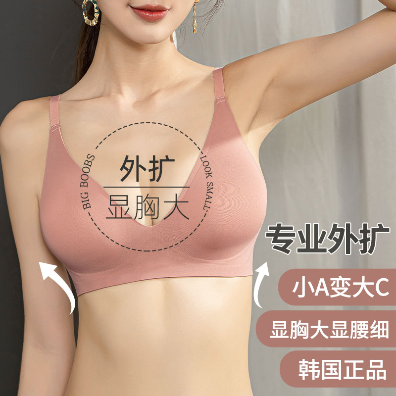 韩国外扩型胸内衣女小胸聚拢显大性感