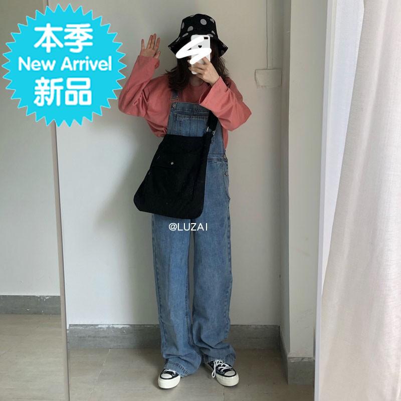 Luzai/165+大长腿m~适合高妹的牛仔背带裤宽松加长阔腿裤吊带长裤|msdalam kategori Butik wanita / wanita, seluar jeans - dari Buy2taobao.com untuk memberikan perkhidmatan ejen Taobao profesional membeli