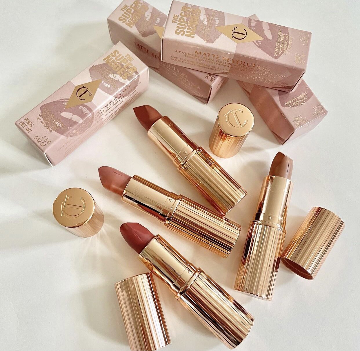 现货charlottetilbury ct秋季新色口红super fabulous/cover star