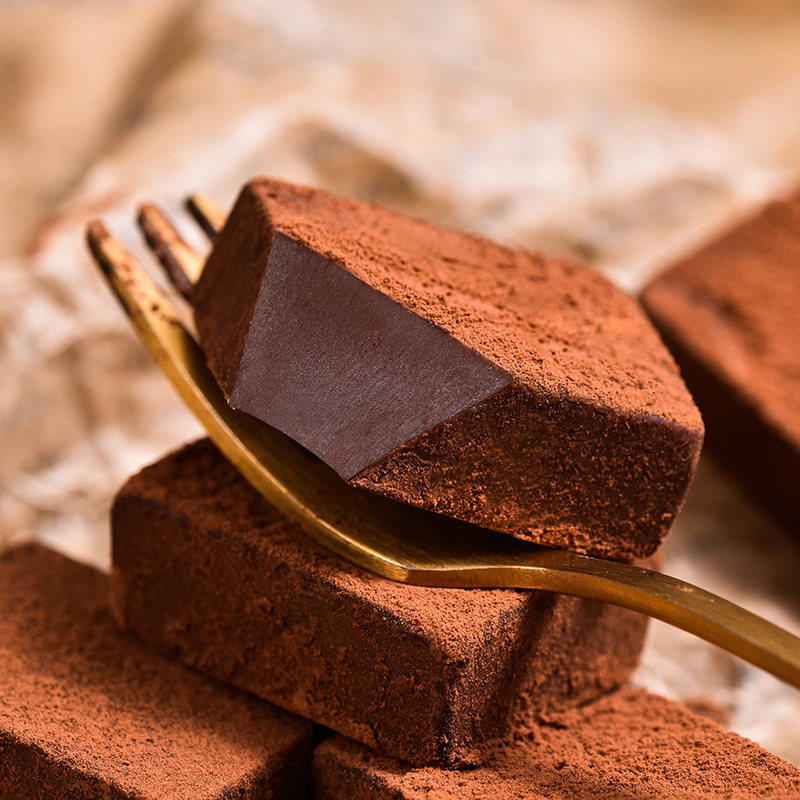 法思觅语生巧巧克力黑巧带叉子糕点零食礼盒装下午茶点心亲朋送礼