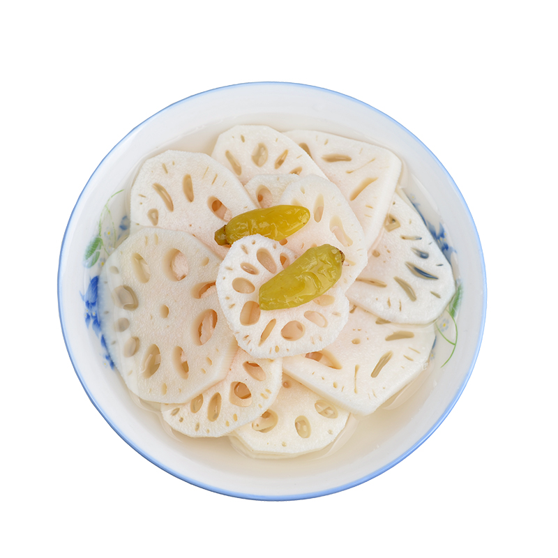 湖北洪湖泡椒藕片泡藕片特产农家洪湖藕片下饭菜酸辣藕片箱装20袋