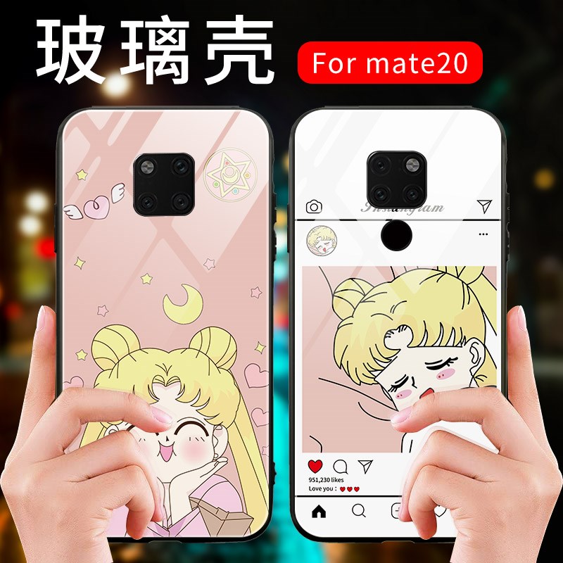 小女华为mate20玻璃手机壳mate20pro美少女战士mate20x网红女款ma在类目 3C数码配件, 手机配件, 手机保护套/壳中 - 来自Buy2taobao.com提供专业的淘宝代购服务