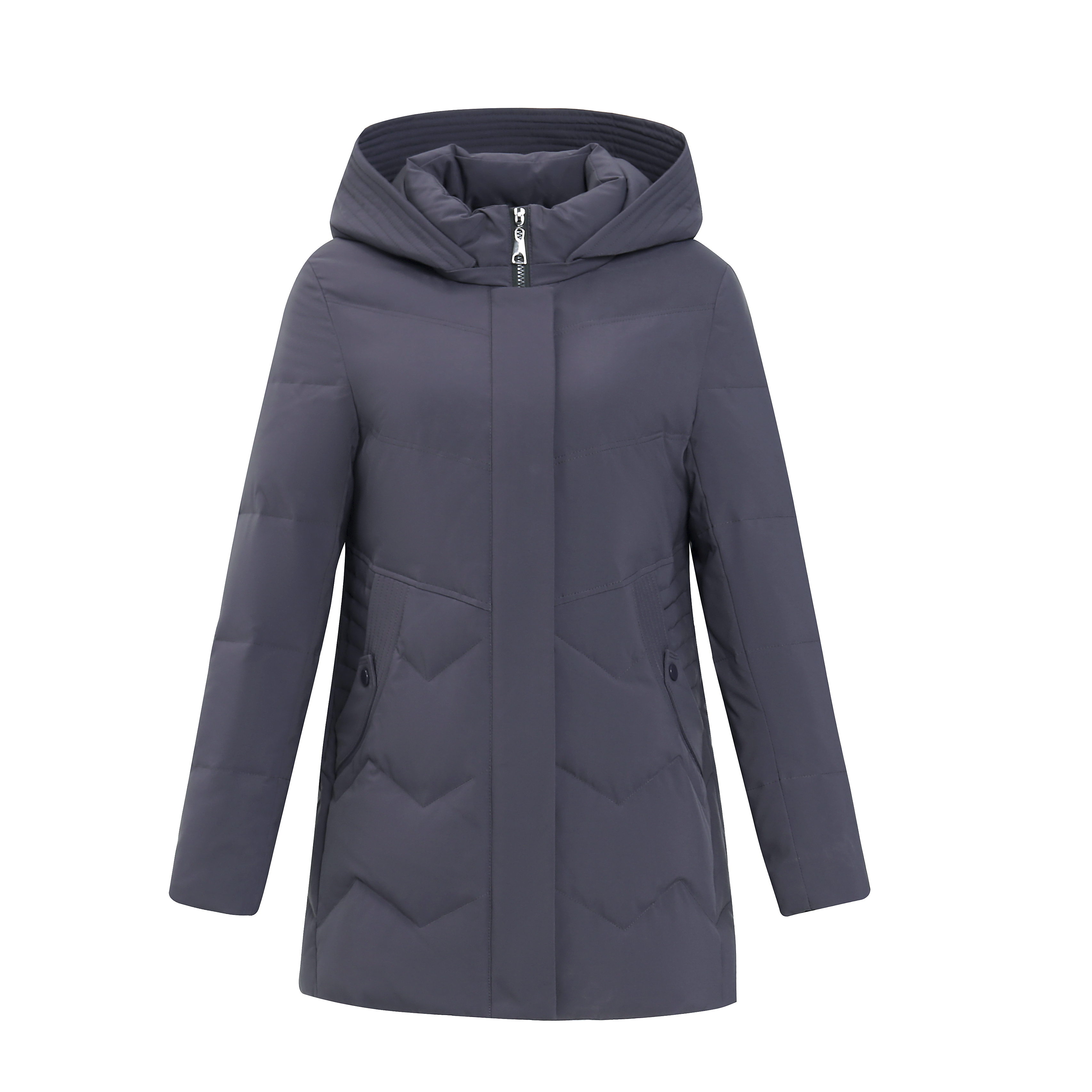 羽绒服女中长款新正波司登女士大码加厚修身中老年妈妈装外套冬