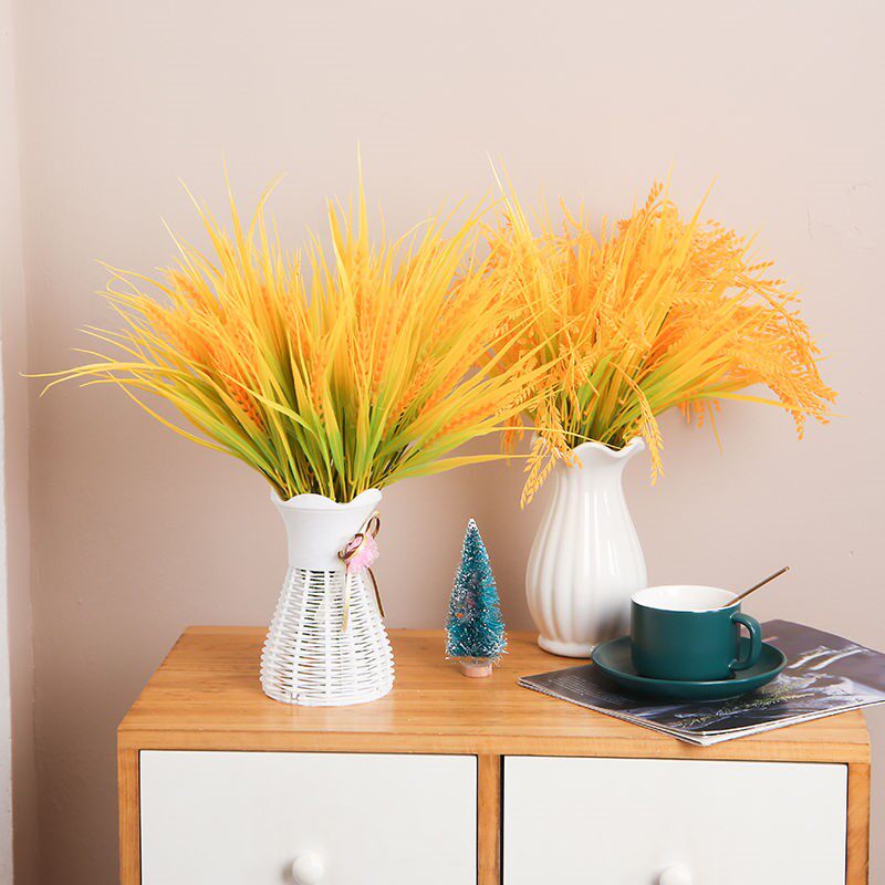 代购仿真花稻穗稻谷麦穗谷子布景跳舞道具大麦商场装饰客厅餐