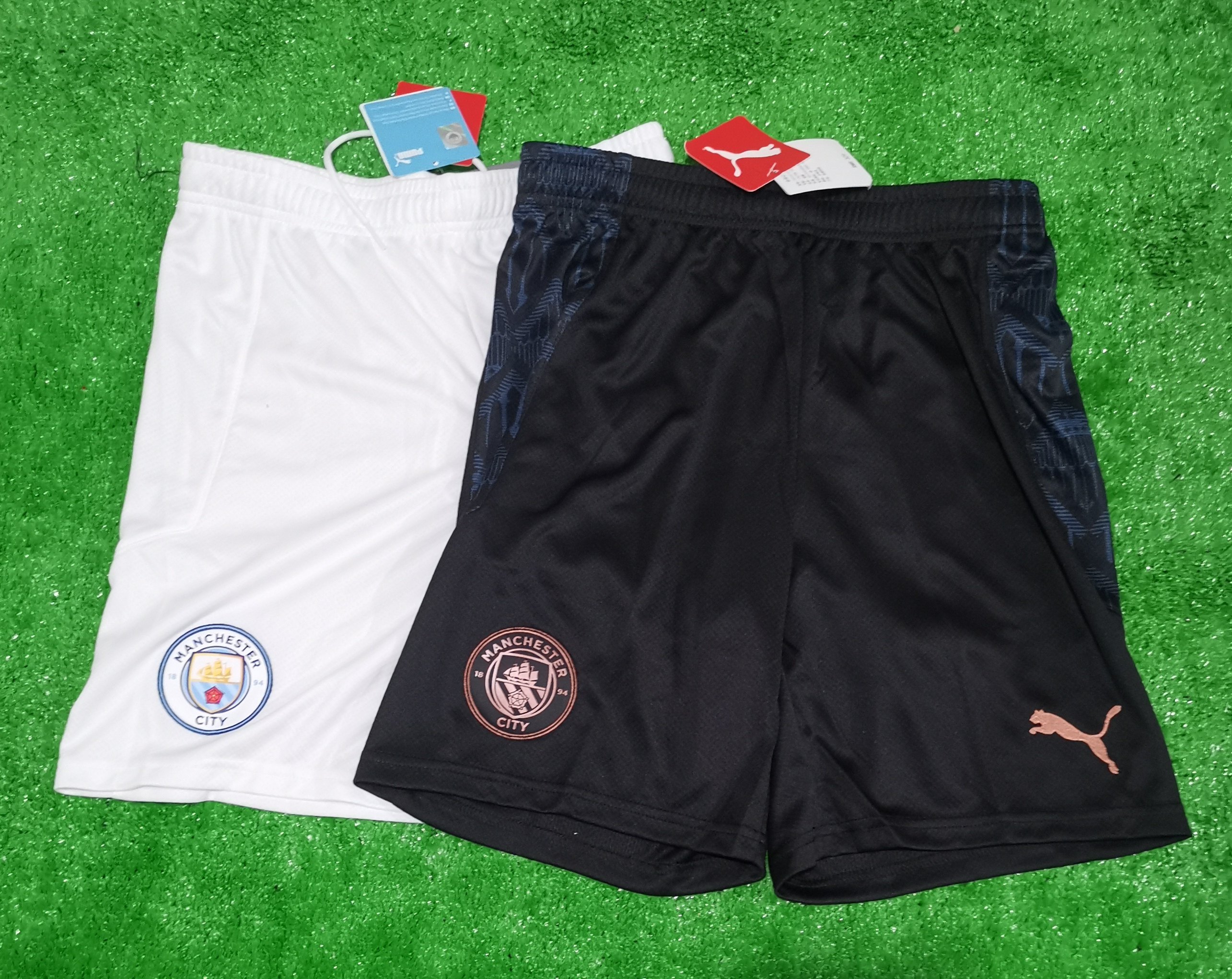曼城球裤主场球迷版足球裤puma彪马运动短裤夏款裤子儿童款2122