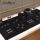 JINSKY/今仕爵黑色珠宝展示道具套装翡翠耳环戒指项链手镯陈列架