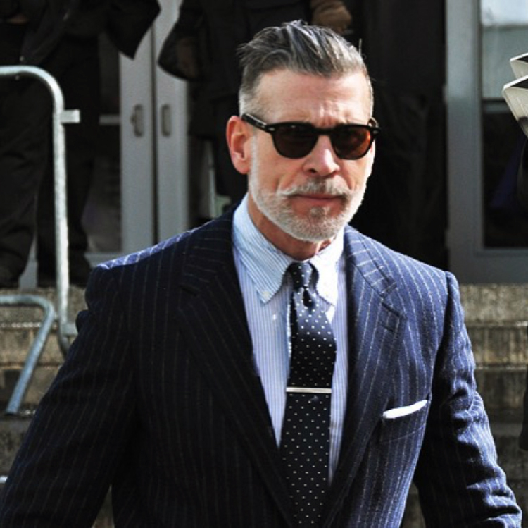 nickwooster 复古深蓝条