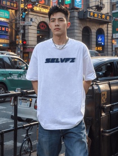 美式白色纯棉重磅高街韩版上衣服男款夏季潮牌复古设计感短袖T恤
