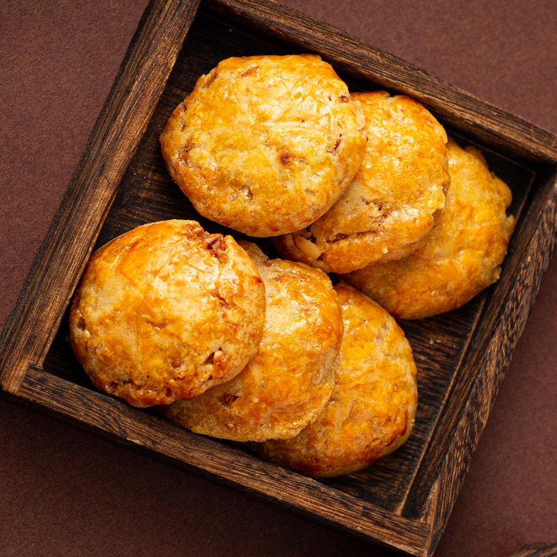 绿城早安广式鸡仔饼干广东早茶点新上海特产小吃老人老式零食休闲