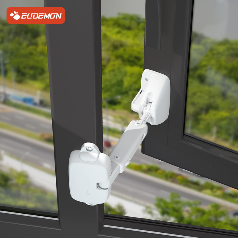窗户安全锁宝宝防护防推窗限位锁扣防开窗固定器高层儿童防坠神器