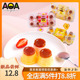 AOA冰淇淋布甸常温水果果冻布丁马卡龙零食草莓果汁蒟蒻凉粉整箱
