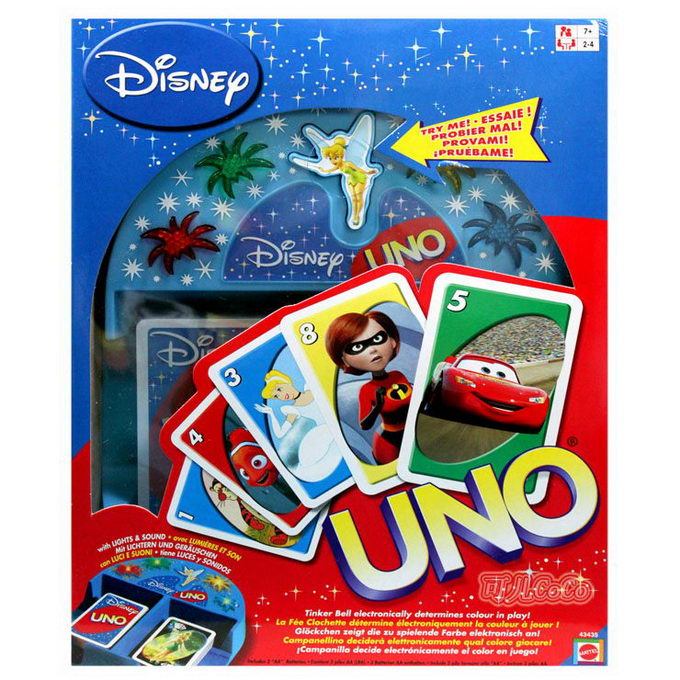 美泰(MATTEL) 迪士尼 電子UNO撲克牌 (益智優諾紙牌遊戲玩具)在類目 運動/瑜伽/健身/球迷用品, 麻將/棋牌/益智類, UNO牌中 - 來自Buy2taobao.com提供專業的淘寶代購服務