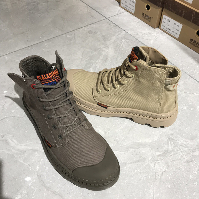 外贸高帮系带战狼鞋男帕拉丁款经典帆