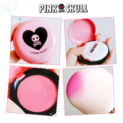 韩国代购Etude House爱丽伊蒂之屋pink skull粉色骷髅腮红胭脂