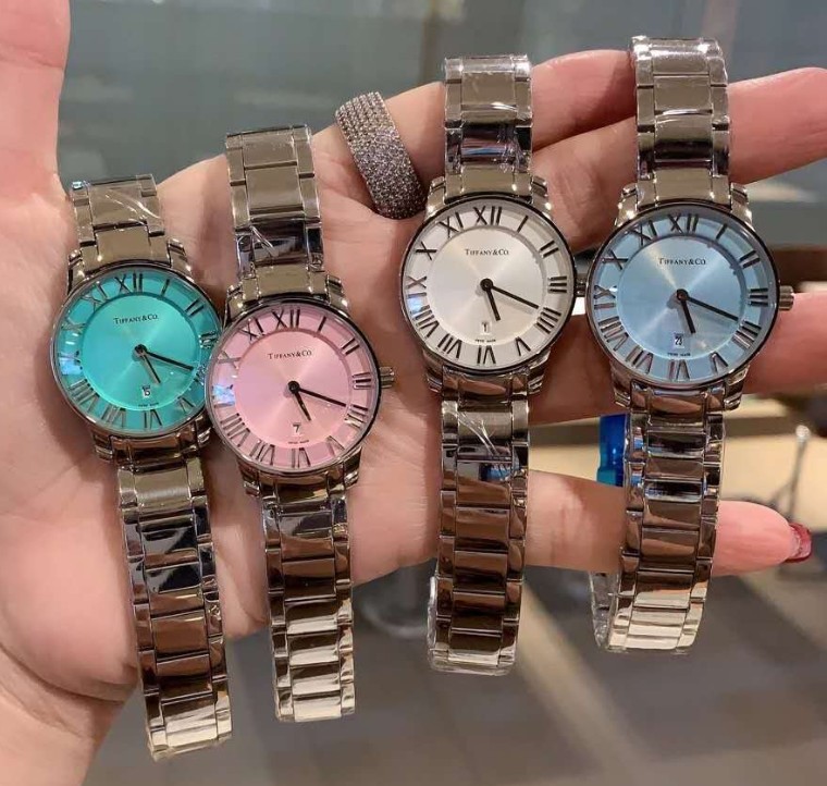 新款时尚女表学生淑女帝夫tiffany蒂芙尼手表2hand女士石英腕表