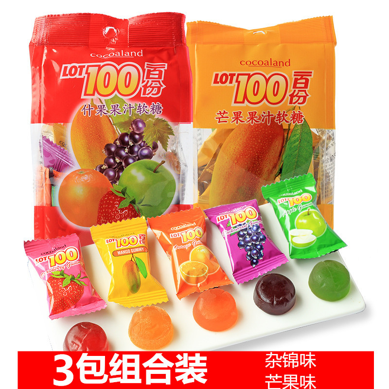 马来西亚 LOT一百份百分百芒果水果糖/什果软糖喜糖【150克*3包】在类目 零食/坚果/特产, 糖果零食/果冻/布丁, 糖果中 - 来自Buy2taobao.com提供专业的淘宝代购服务
