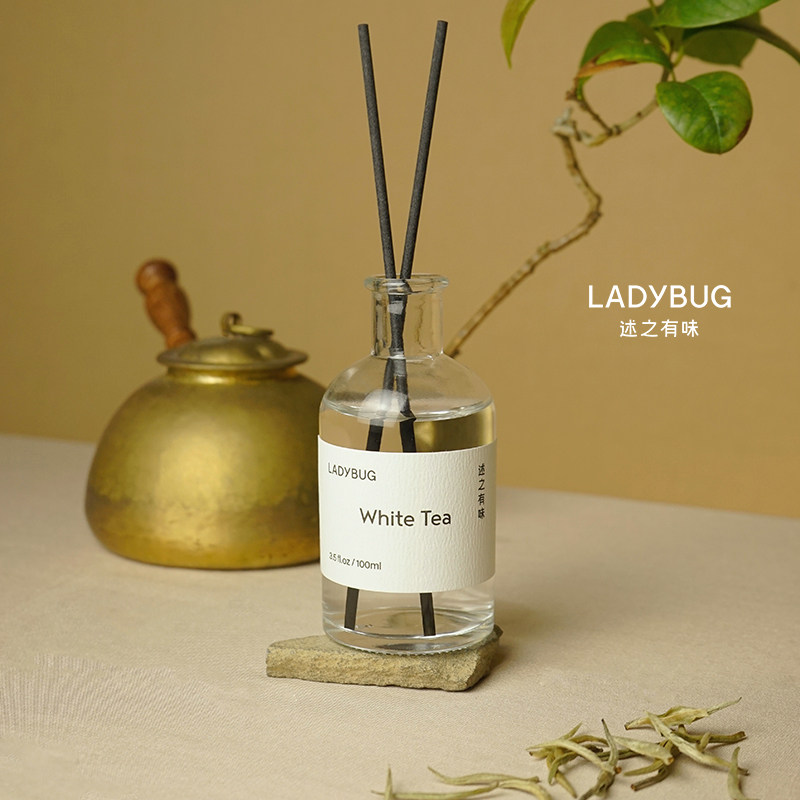 述之有味ladybug白茶香氛香水桂花无火香薰精油空气清新持久摆件