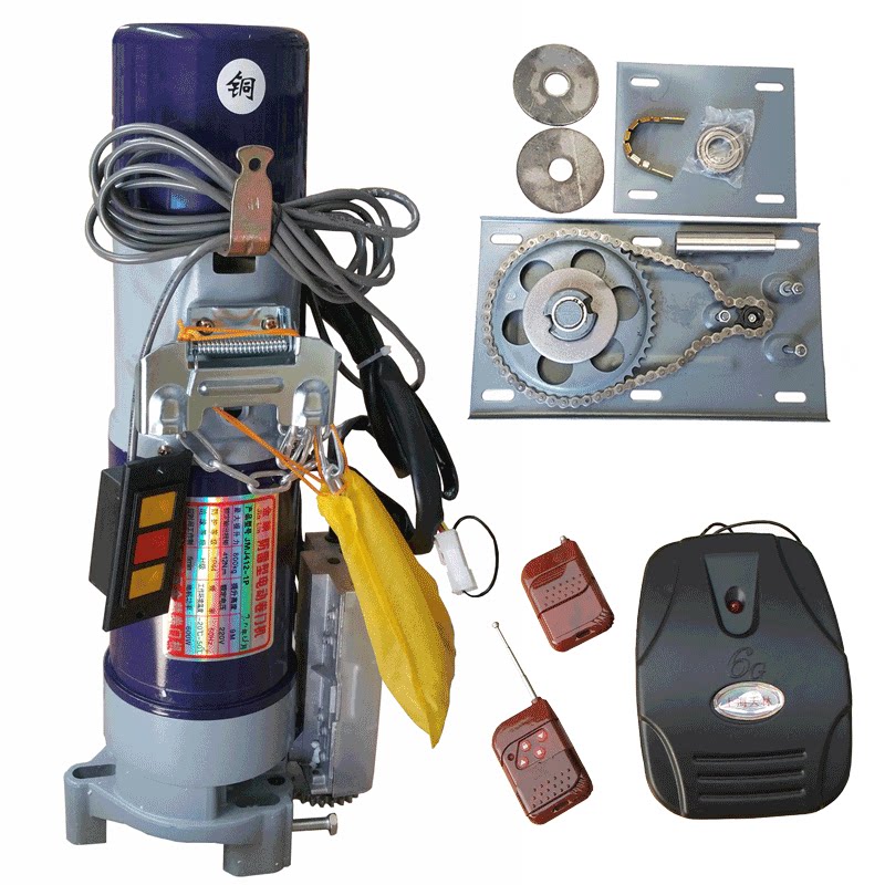 卷帘门防雷电机 800kg电动机卷闸门机 电动遥控开门机卷门机