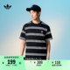 条纹运动上衣短袖T恤男装夏季adidas阿迪达斯官方三叶草IL4702