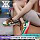 球鞋定制 Nike Dunk Low警戒线男女款黑绿休闲运动板鞋DD3363-100