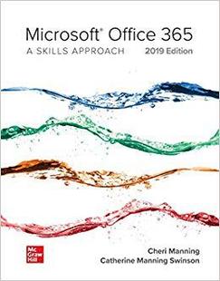 【预售】Looseleaf for Microsoft Office 365: A Skills Approach, 2019 Edition