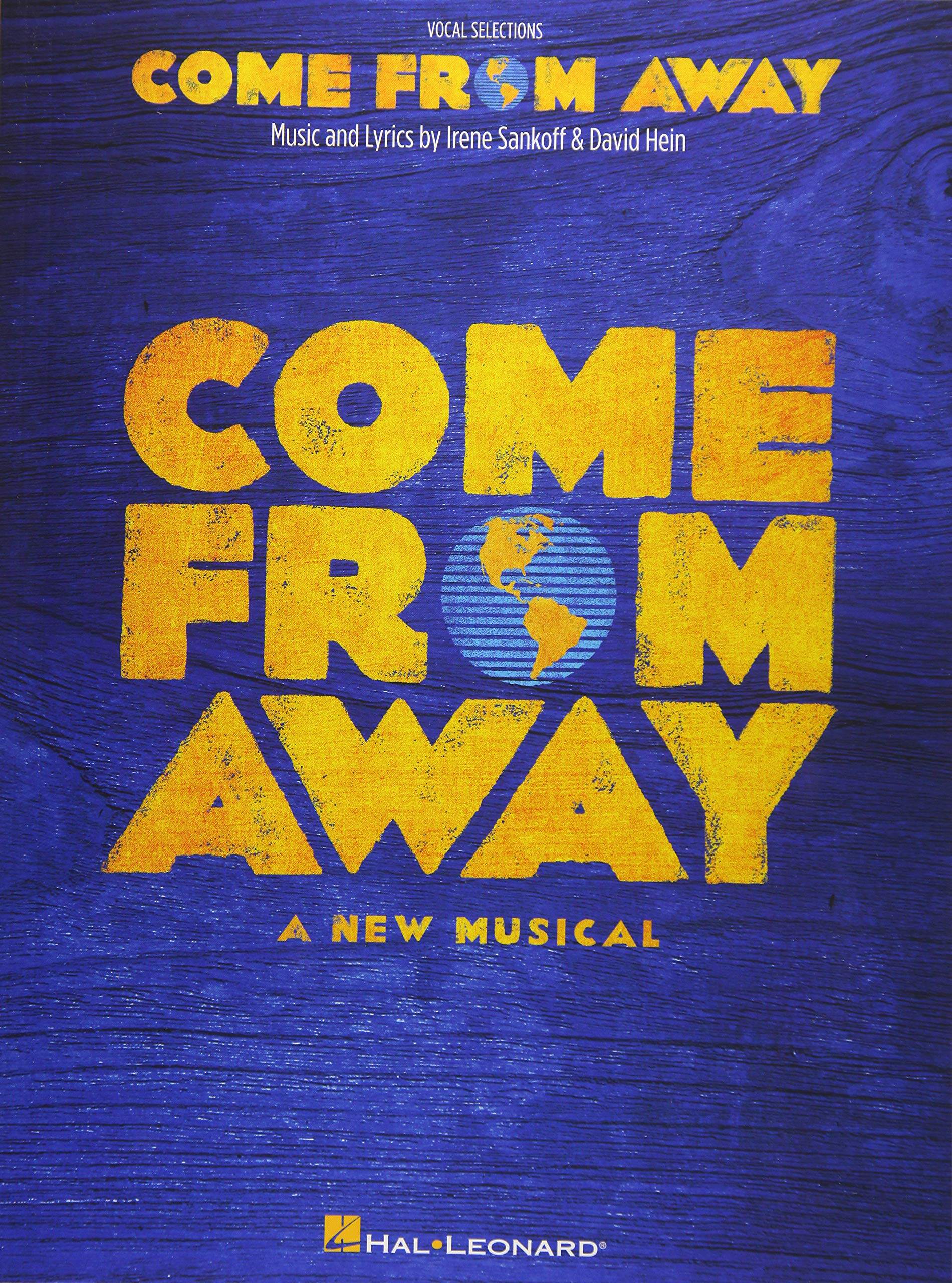 音乐剧 来自远方 声乐钢琴伴奏 乐谱 come from away: a new musical