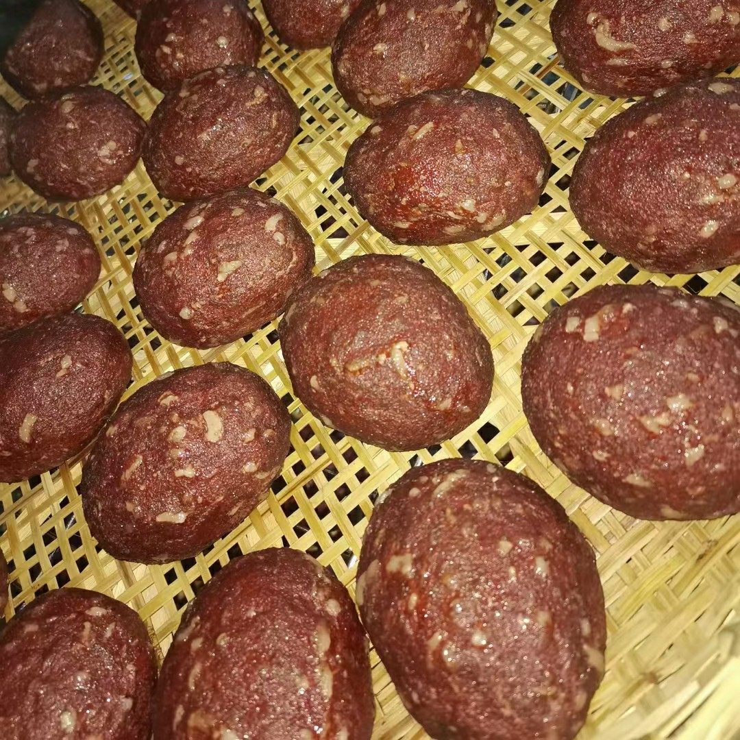 自制助农血豆腐可真空即巧家农特产